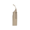 Tablier beige avec poche en coton bio Kariban – One Size – vue 3
