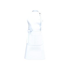 Tablier Blanc en Coton Bio avec Poche – Kariban