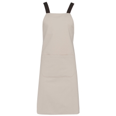 Tablier Coton Bio Beige Kariban – Aspect Vieilli Unique