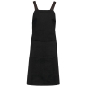 Tablier Coton Bio Noir – Aspect Vieilli Kariban