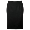 Jupe droite noire femme tailleur corporate – Kariban