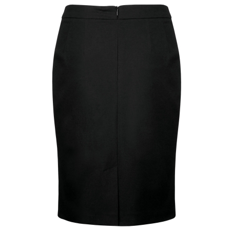 Jupe droite noire femme tailleur corporate – Kariban – vue 2