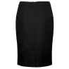 Jupe droite noire femme tailleur corporate – Kariban – vue 2