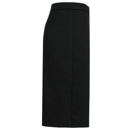 Jupe droite noire femme tailleur corporate – Kariban – vue 3