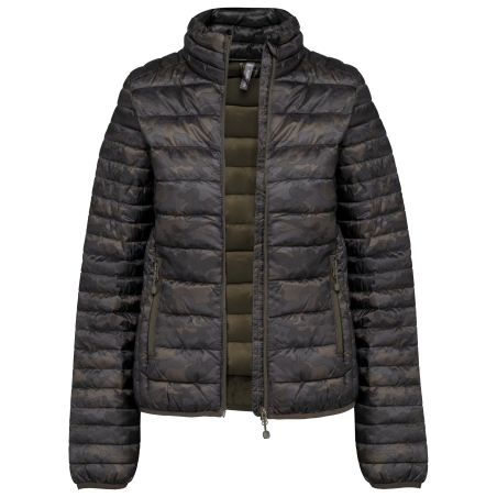Doudoune légère femme Jungle Camo Kariban – Veste compressible – vue 5