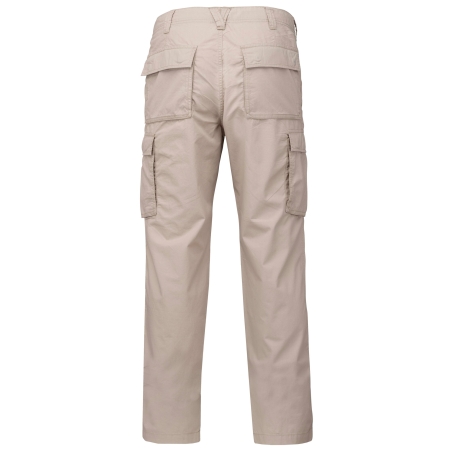 Pantalon léger multipoches homme Kariban – Beige – vue 2