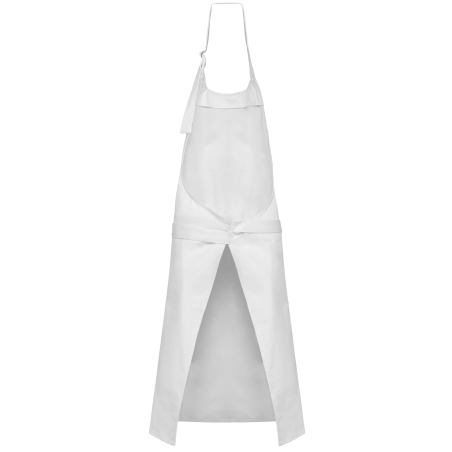 Tablier polycoton blanc lavage haute température – Kariban – vue 2