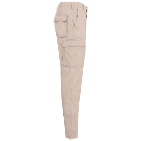 Pantalon léger multipoches homme Kariban – Beige – vue 3