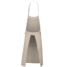 Tablier polycoton poche avant Kariban – Beige (Angora) – vue 2
