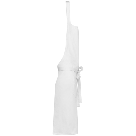 Tablier polycoton blanc lavage haute température – Kariban – vue 3