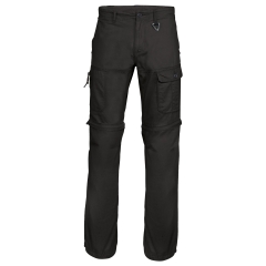 Pantalon 2 en 1 multipoches homme Noir – Kariban