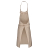 Tablier Coton Sans Poche Kariban – Beige | One Size – vue 2