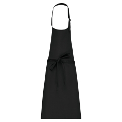 Tablier coton sans poche Noir – Kariban