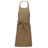 Tablier polycoton poche bicompartiment Kariban – Marron