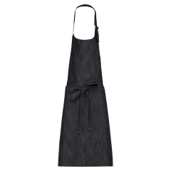 Tablier Coton Black Denim Sans Poche Kariban – Noir