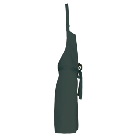 Tablier Coton Vert Bouteille Sans Poche Kariban – Taille Unique – vue 3