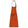 Tablier Coton Sans Poche Kariban – Orange Brûlé
