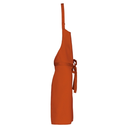 Tablier Coton Sans Poche Kariban – Orange Brûlé – vue 3