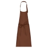 Tablier Coton Sans Poche Kariban – Coloris Marron (Cacao)