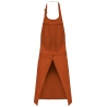 Tablier coton Orange Burnt Orange Kariban – Poche avant – vue 2