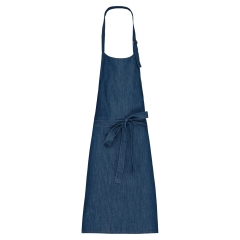 Tablier Coton Denim Sans Poche Kariban – Bleu