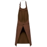 Tablier coton marron avec poche – Kariban – vue 2