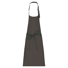 Tablier coton vert olive sans poche Kariban – One Size