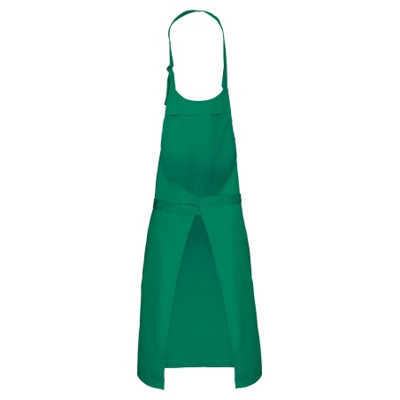 Tablier Coton Vert Kelly Green sans poche Kariban – One Size – vue 2