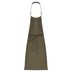 Tablier coton sans poche vert kaki Kariban – One Size
