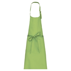Tablier coton vert lime sans poche Kariban – One Size