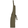 Tablier coton vert kaki avec poche Kariban – One Size – vue 3