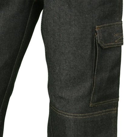 Pantalon de travail en Jeans Noir pour Homme