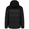Parka matelassée bi-ton à capuche unisexe Kariban – Noir – vue 2
