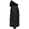 Parka matelassée bi-ton à capuche unisexe Kariban – Noir – vue 3