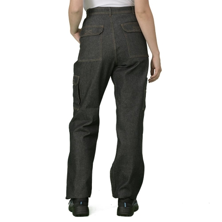 Pantalon de travail en Jeans Noir pour Homme