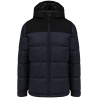 Parka matelassée à capuche bi-ton Kariban – Noir