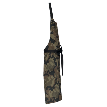 Tablier coton avec poche Kariban – Vert Olive Camouflage – vue 3