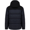 Parka matelassée à capuche bi-ton Kariban – Noir – vue 2