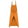 Tablier coton orange avec poche Kariban – One Size – vue 2