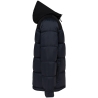 Parka matelassée à capuche bi-ton Kariban – Noir – vue 3
