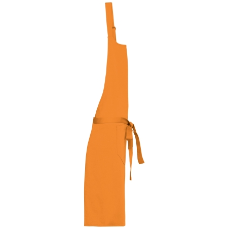 Tablier coton orange avec poche Kariban – One Size – vue 3