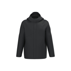 Parka 3-en-1 imperméable à capuche Kariban – Noir