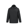 Parka 3-en-1 imperméable à capuche Kariban – Noir
