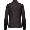 Veste zippée chinée femme Gris Dark Grey Melange – Kariban – vue 2