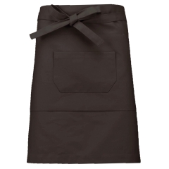 Tablier polycoton mi-long Marron (Chocolate) – Kariban