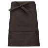 Tablier polycoton mi-long Marron (Chocolate) – Kariban