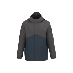 Parka 3-en-1 imperméable bicolore Gris Kariban – Unisexe