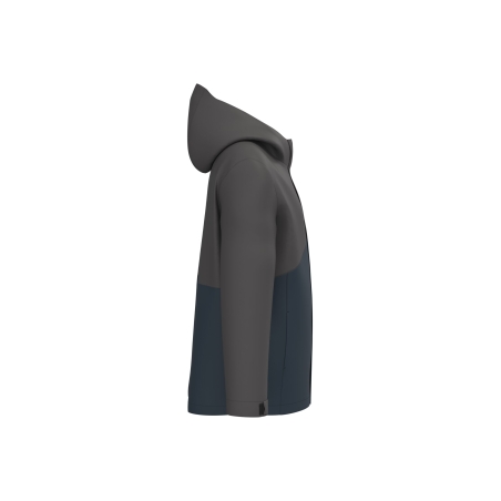 Parka 3-en-1 imperméable bicolore Gris Kariban – Unisexe – vue 3