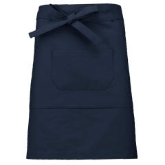 Tablier polycoton mi-long marine Kariban – Taille unique