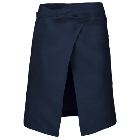 Tablier polycoton mi-long marine Kariban – Taille unique – vue 2